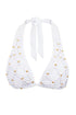 PQ Swim White Sand Beaded Brynn Halter